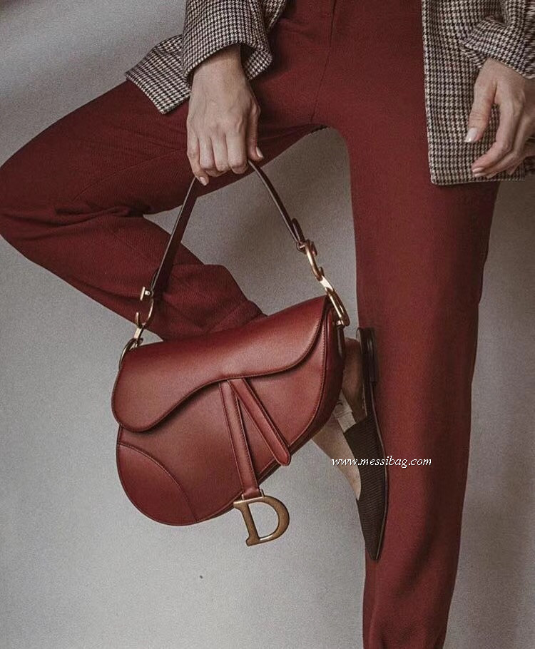 dior saddle red